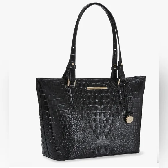 Brahmin Black Medium Asher Tote - Picture 1 of 7